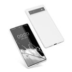 Husa Kwmobile pentru Google Pixel 6a, Silicon, Alb, 57799.48 fotografia produsului