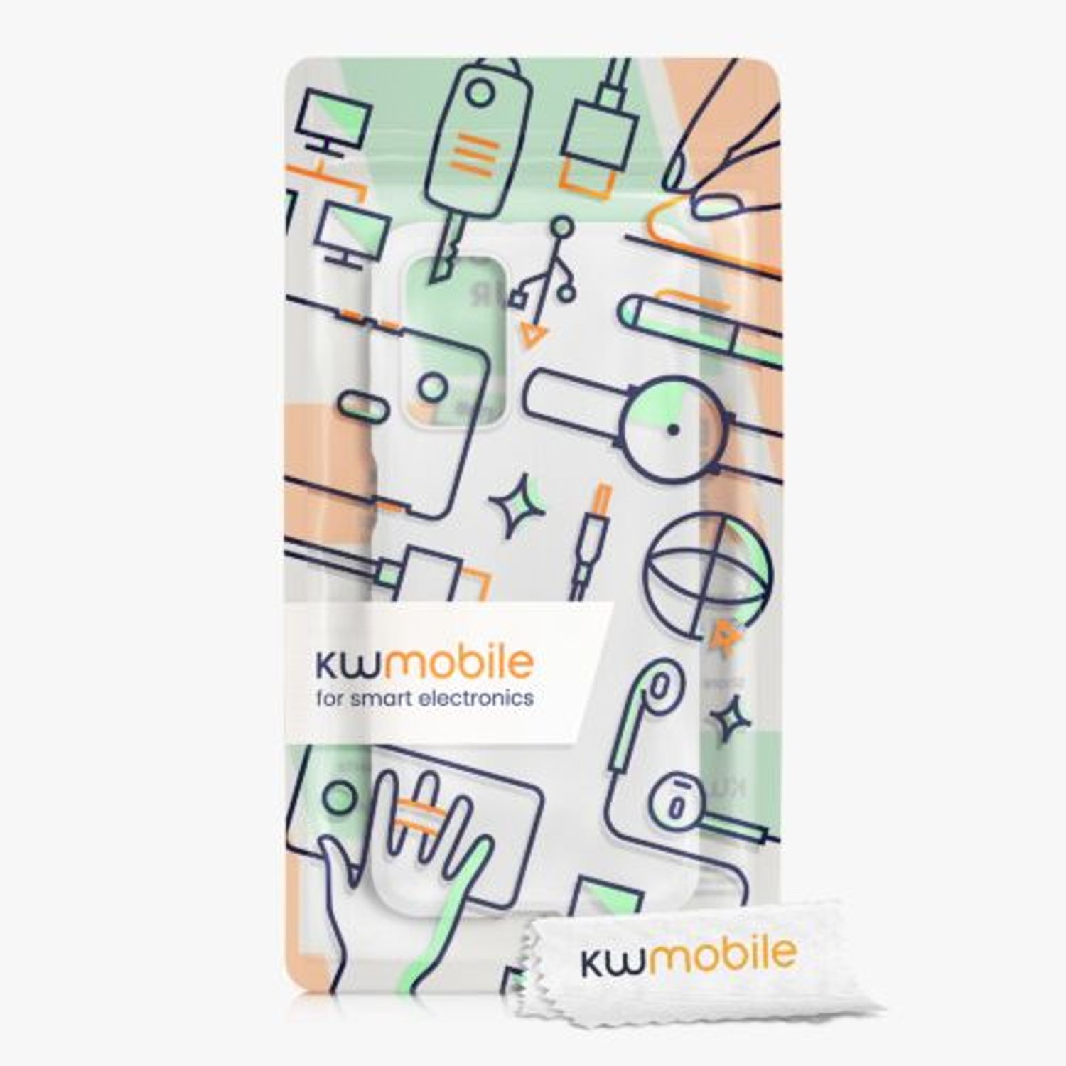 Husa Kwmobile pentru Samsung Galaxy A23, Silicon, Alb, 57804.48 fotografia produsului View 4 L