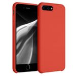 Husa pentru Apple iPhone 8 Plus/iPhone 7 Plus, Silicon, Portocaliu, 40842.218 fotografia produsului