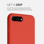 Husa pentru Apple iPhone 8 Plus/iPhone 7 Plus, Silicon, Portocaliu, 40842.218 fotografia produsului View 7 S