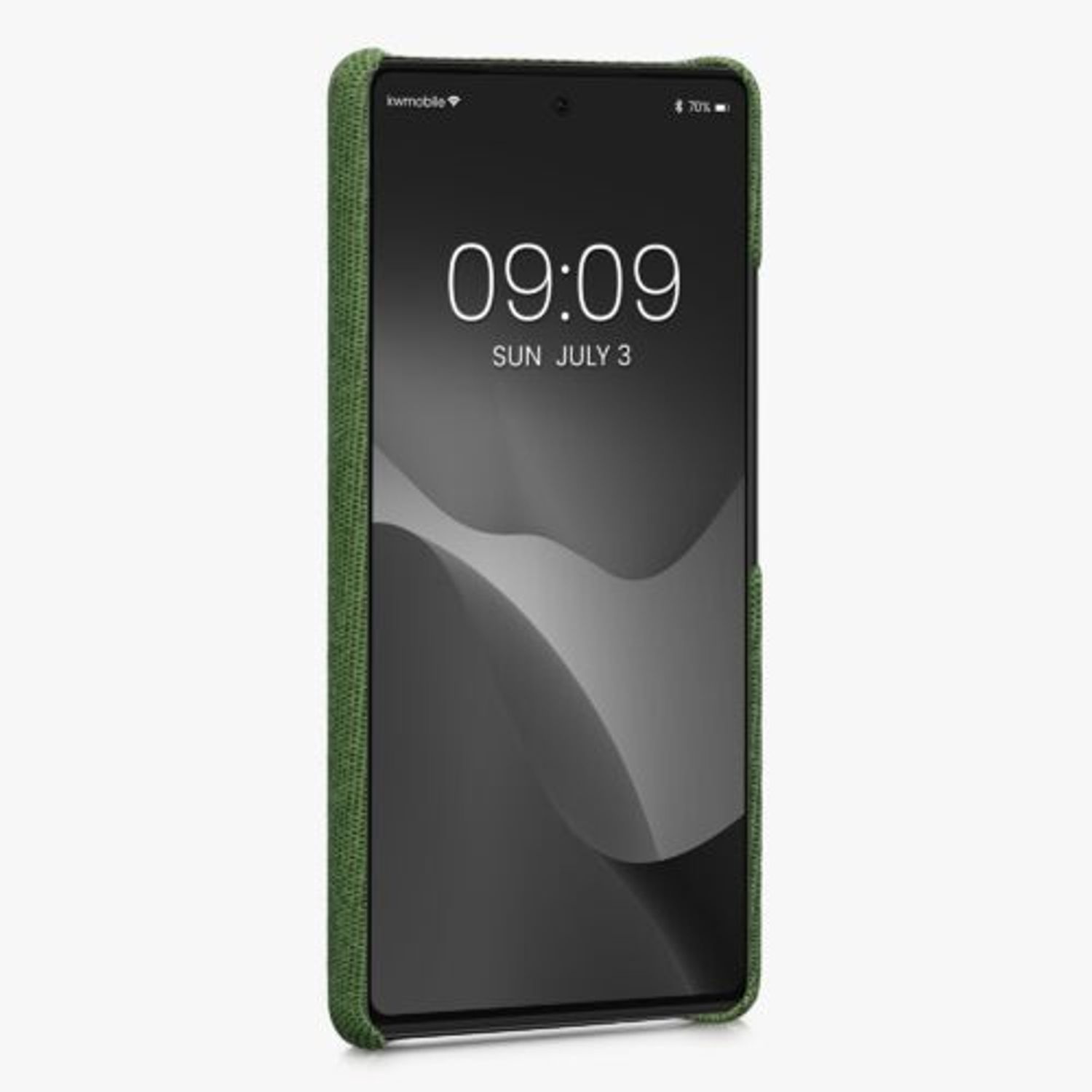 Husa Kwmobile pentru Google Pixel 6a, Textil, Verde, 57794.07 fotografia produsului View 2 L