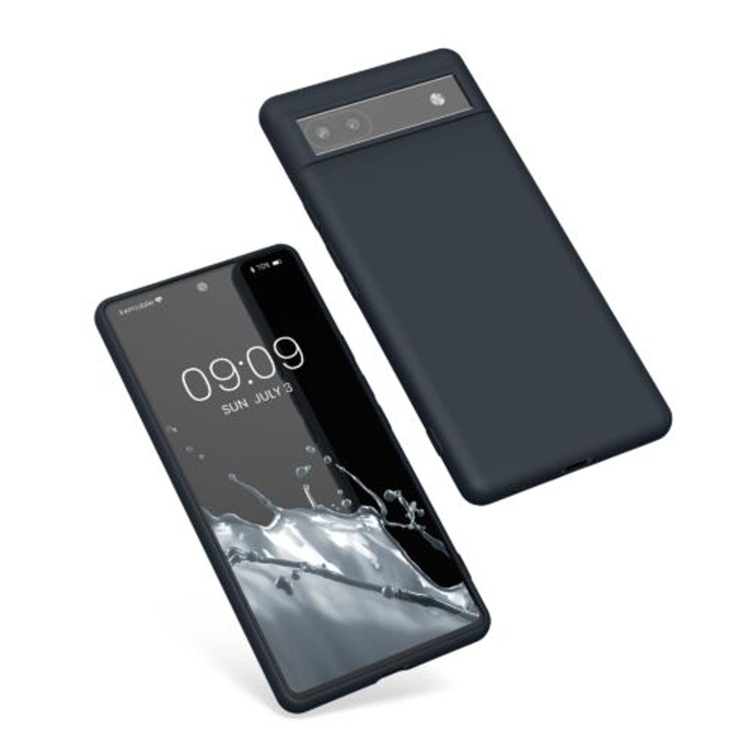 Husa Kwmobile pentru Google Pixel 6a, Silicon, Gri, 57799.186 fotografia produsului