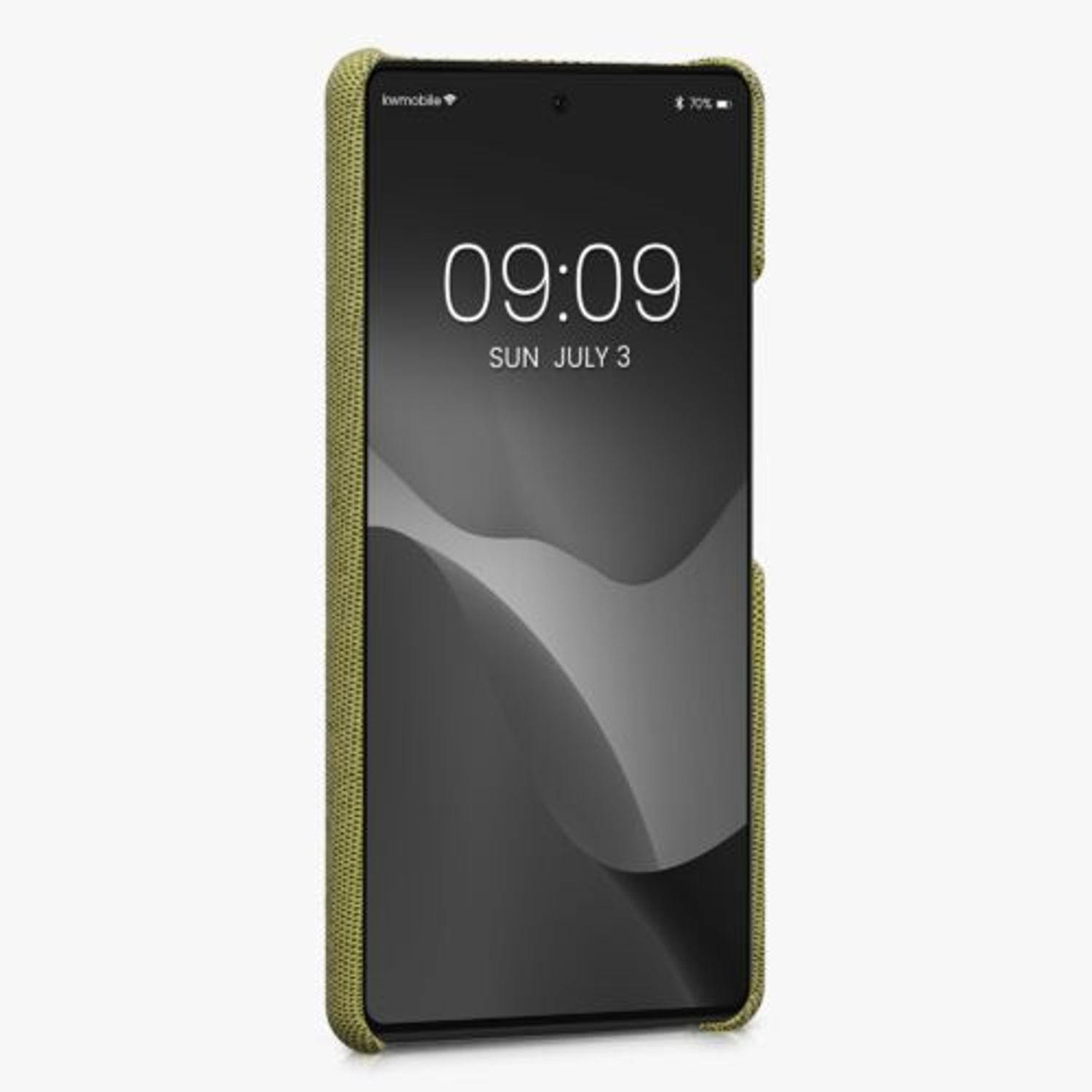 Husa Kwmobile pentru Google Pixel 6a, Textil, Galben, 57794.06 fotografia produsului View 2 L