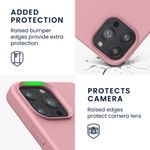 Husa Kwmobile pentru Apple iPhone 13 Pro Max, Silicon, Roz, 55881.193 fotografia produsului View 3 S