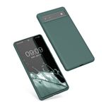 Husa Kwmobile pentru Google Pixel 6a, Silicon, Verde, 57799.171 fotografia produsului