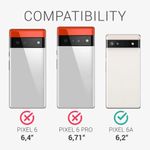Husa Kwmobile pentru Google Pixel 6a, Textil, Gri, 57797.22 fotografia produsului View 5 S