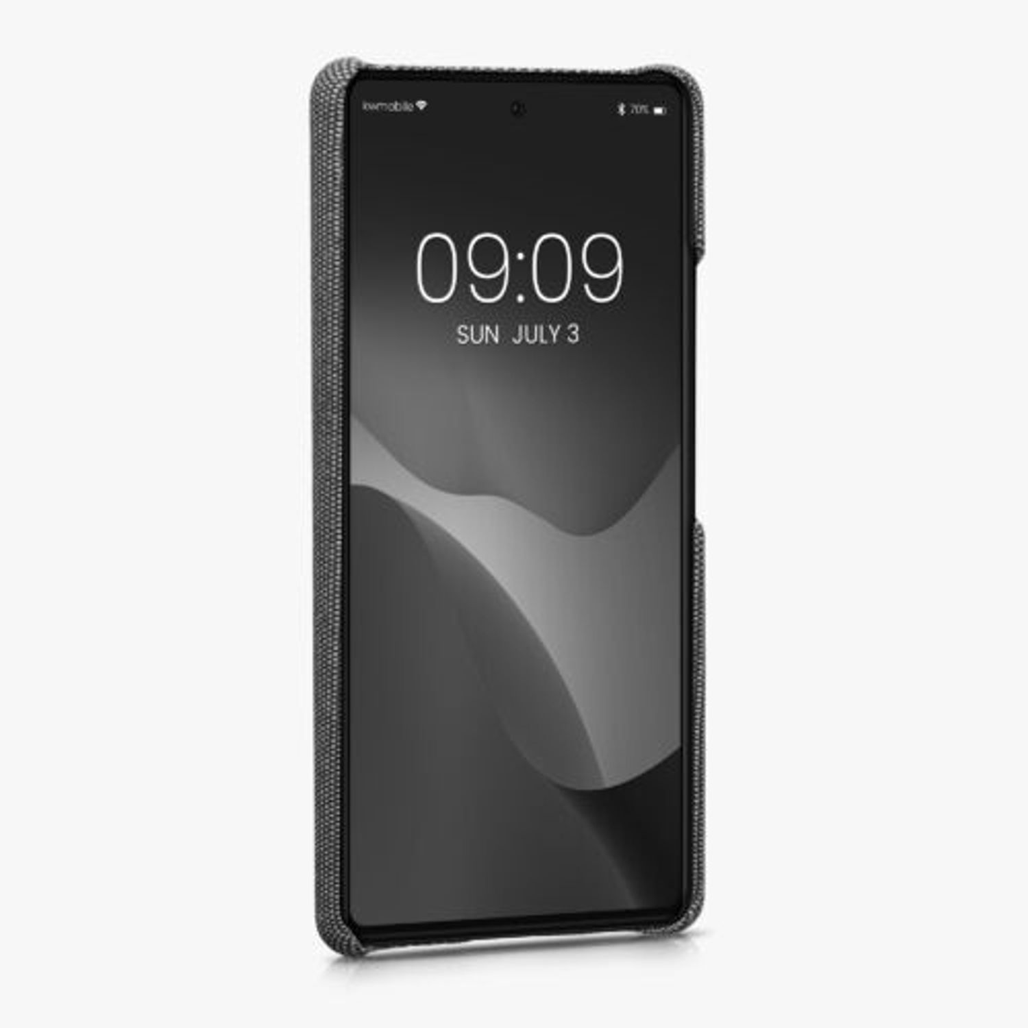 Husa Kwmobile pentru Google Pixel 6a, Textil, Gri, 57794.22 fotografia produsului View 2 L