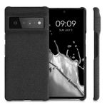 Husa Kwmobile pentru Google Pixel 6 Pro, Textil, Gri, 57796.19 fotografia produsului