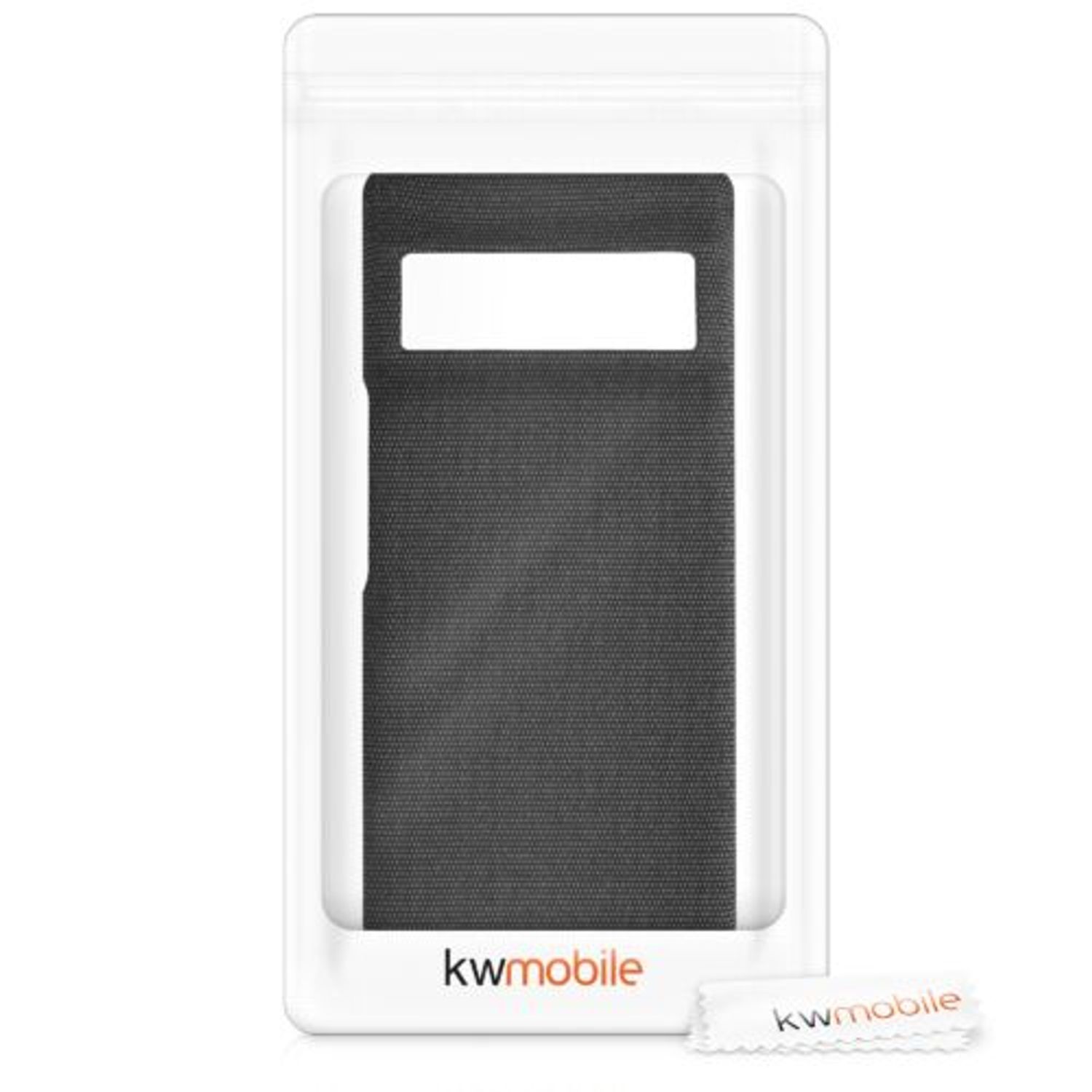 Husa Kwmobile pentru Google Pixel 6 Pro, Textil, Gri, 57796.19 fotografia produsului View 6 L