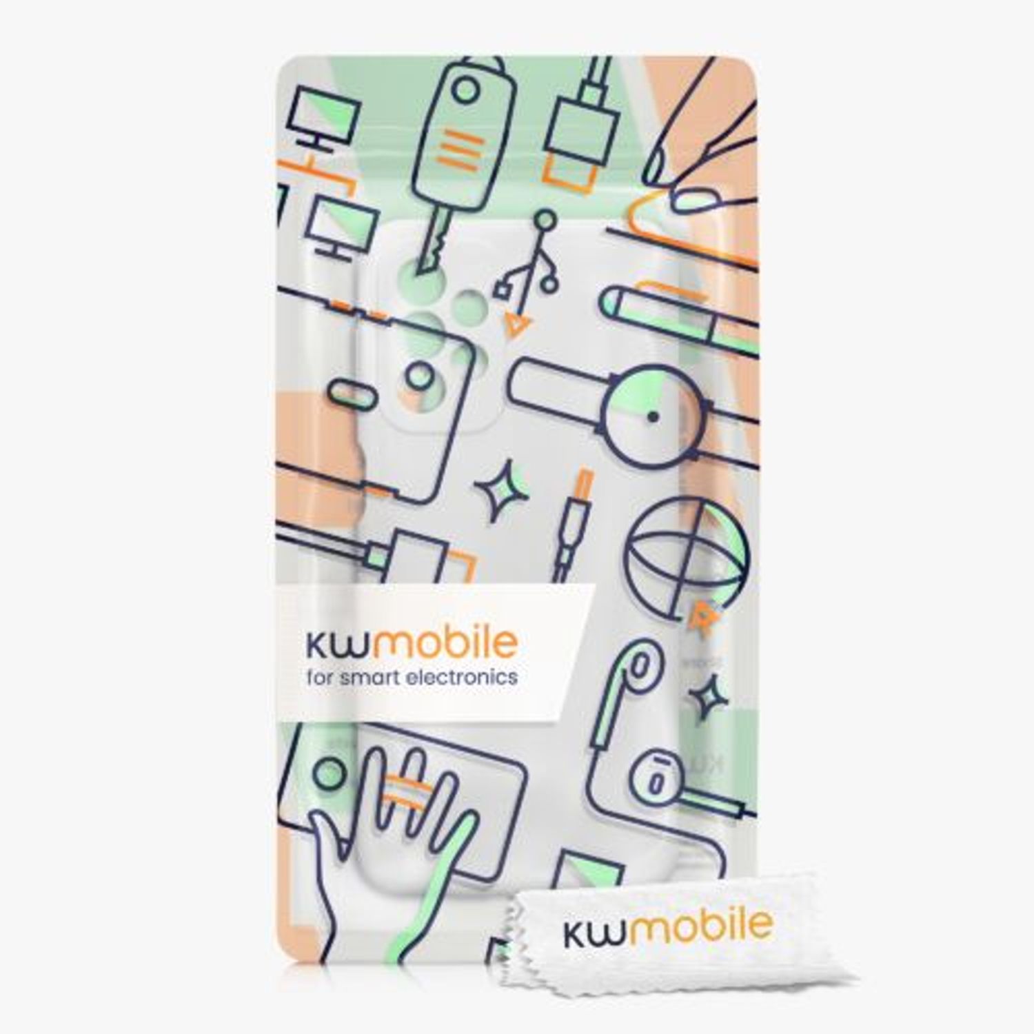 Husa Kwmobile pentru Samsung Galaxy A23, Silicon, Alb, 57829.48 fotografia produsului View 5 L