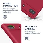 Husa Kwmobile pentru Google Pixel 6a, Silicon, Rosu, 57815.229 fotografia produsului View 5 S