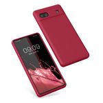 Husa Kwmobile pentru Google Pixel 6a, Silicon, Rosu, 57815.229 fotografia produsului