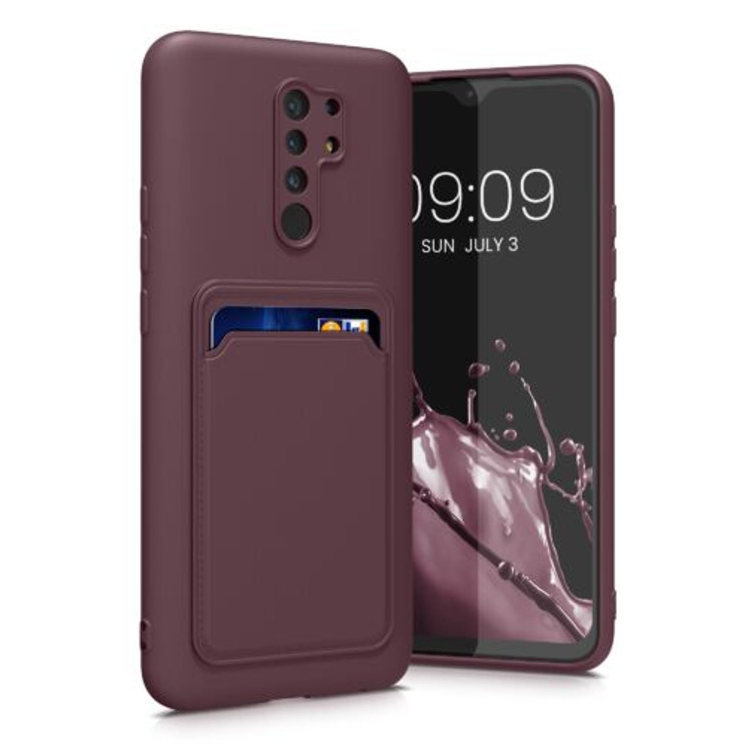Husa Kwmobile pentru Xiaomi Redmi 9, Silicon, Violet, 57825.190 fotografia produsului