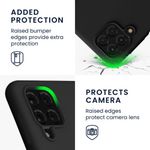 Husa Kwmobile pentru Samsung Galaxy M53 5G, Silicon, Negru, 57854.01 fotografia produsului View 3 S
