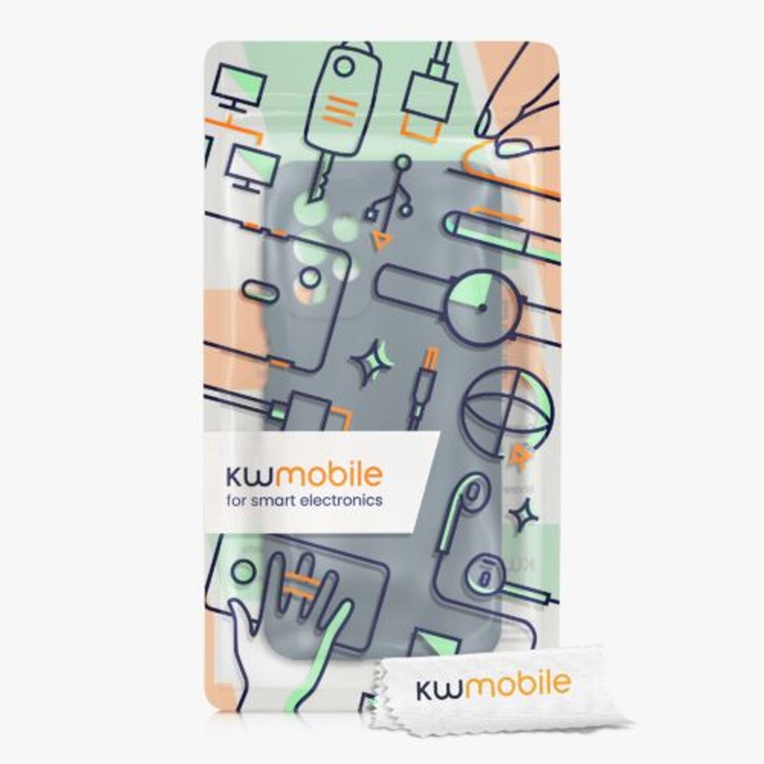 Husa Kwmobile pentru Samsung Galaxy A23, Silicon, Albastru, 57829.202 fotografia produsului View 6 L