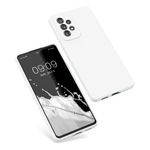 Husa Kwmobile pentru Samsung Galaxy A53 5G, Silicon, Alb, 57835.48 fotografia produsului