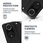 Husa Kwmobile pentru Honor 50, Silicon, Negru, 57932.01 fotografia produsului View 2 S