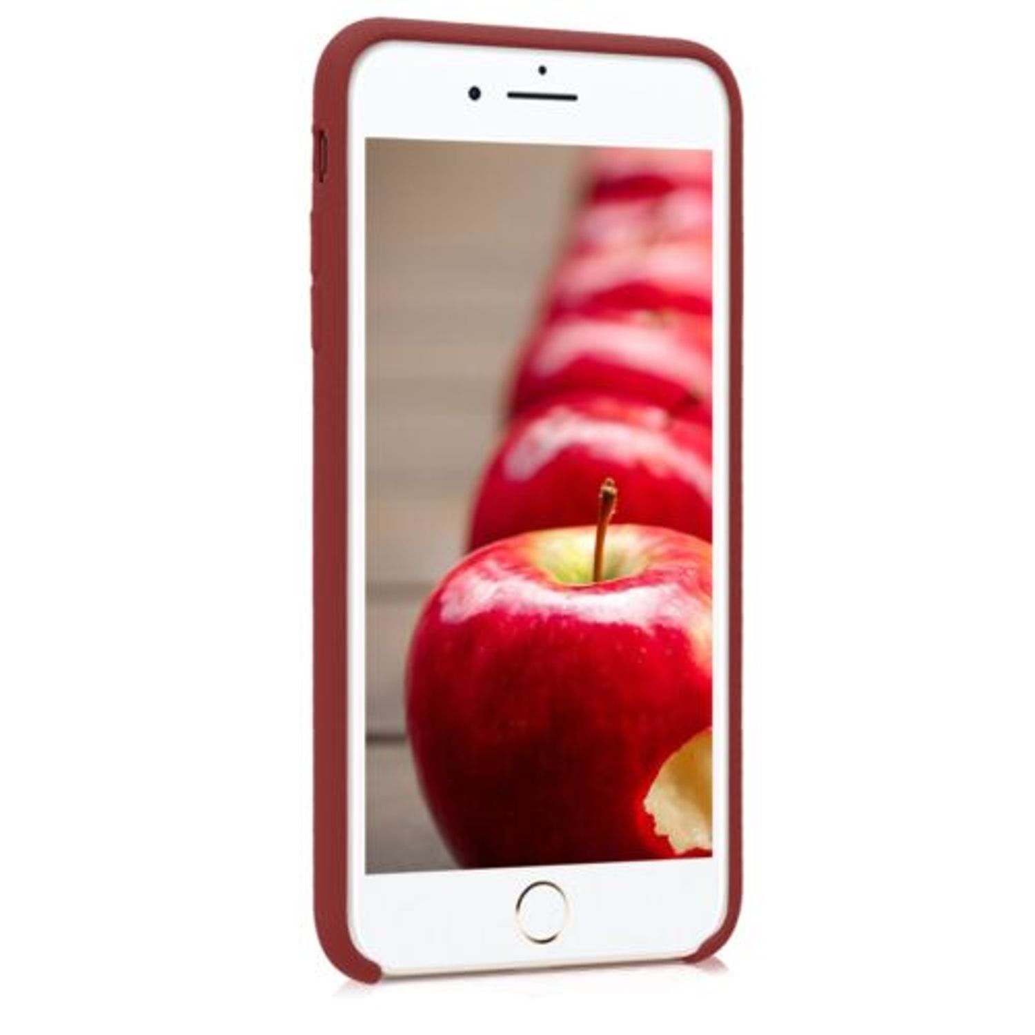 Husa pentru Apple iPhone 8 Plus/iPhone 7 Plus, Silicon, Rosu, 40842.20 fotografia produsului View 3 L