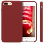 Husa pentru Apple iPhone 8 Plus/iPhone 7 Plus, Silicon, Rosu, 40842.20 fotografia produsului View 2 S