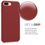 Husa pentru Apple iPhone 8 Plus/iPhone 7 Plus, Silicon, Rosu, 40842.20 fotografia produsului View 4 S