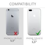 Husa pentru Apple iPhone 8 Plus/iPhone 7 Plus, Silicon, Rosu, 40842.20 fotografia produsului View 6 S