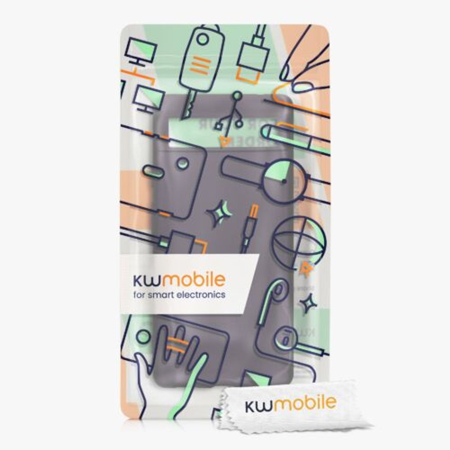 Husa Kwmobile pentru Google Pixel 6a, Silicon, Mov, 57960.115 fotografia produsului View 6 L