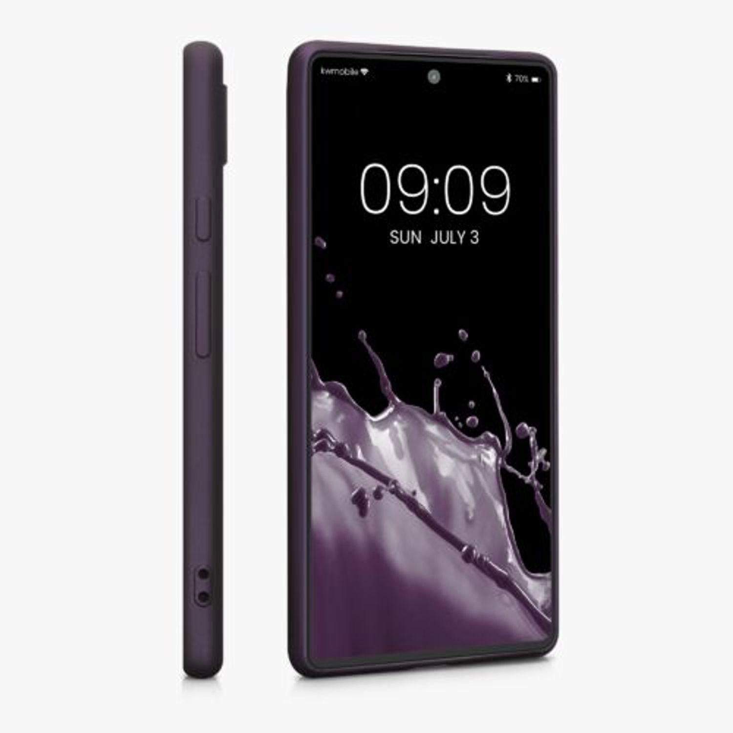 Husa Kwmobile pentru Google Pixel 6a, Silicon, Mov, 57960.115 fotografia produsului View 4 L