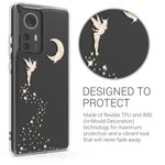 Husa Kwmobile pentru Xiaomi 12 Pro, Silicon, Transparent/Auriu, 57945.01 fotografia produsului View 3 S