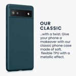 Husa Kwmobile pentru Google Pixel 6a, Silicon, Verde, 57960.14 fotografia produsului View 6 S