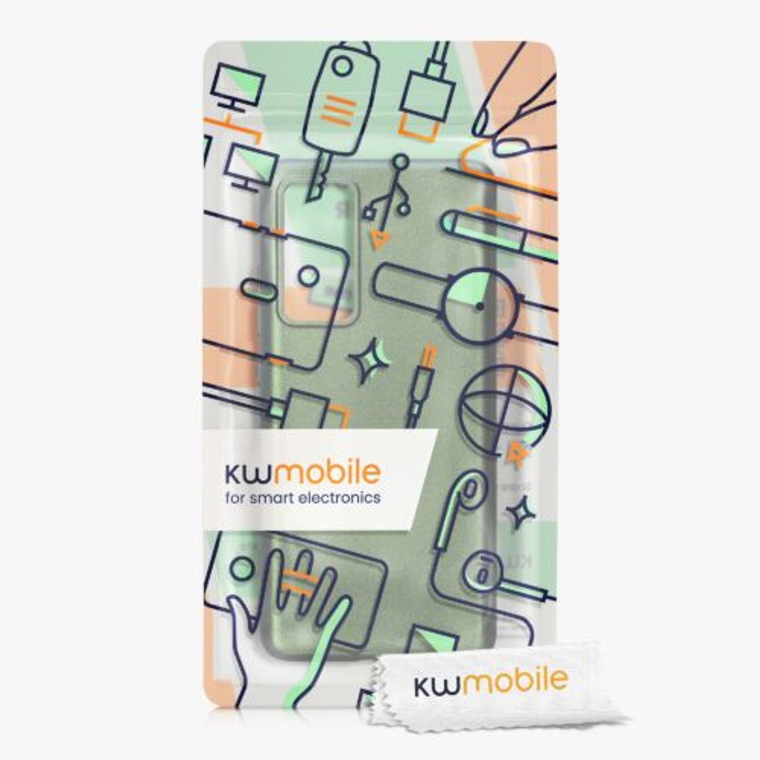 Husa Kwmobile pentru Xiaomi 12 Pro, Silicon, Verde, 57938.233 fotografia produsului View 7 L