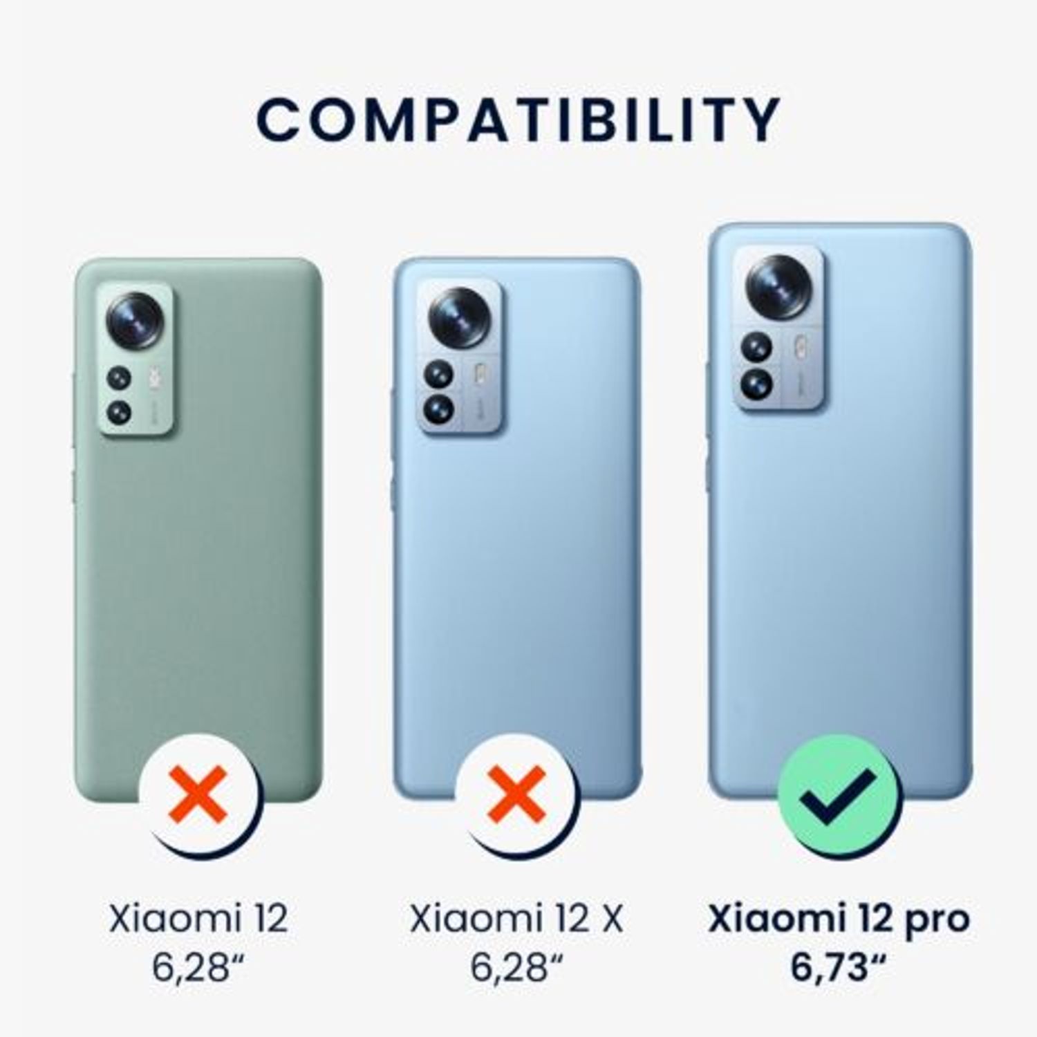 Husa Kwmobile pentru Xiaomi 12 Pro, Silicon, Verde, 57938.233 fotografia produsului View 5 L