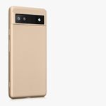 Husa Kwmobile pentru Google Pixel 6a, Silicon, Auriu, 57960.66 fotografia produsului View 7 S