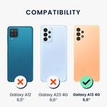 Husa Kwmobile pentru Samsung Galaxy A13, Silicon, Gri, 57956.67 fotografia produsului View 5 S