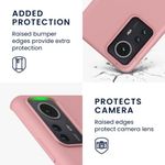 Husa Kwmobile pentru Xiaomi 12 Pro, Silicon, Roz, 57937.193 fotografia produsului View 3 S