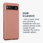 Husa Kwmobile pentru Google Pixel 6a, Silicon, Rose Gold, 57960.211 fotografia produsului View 3 S