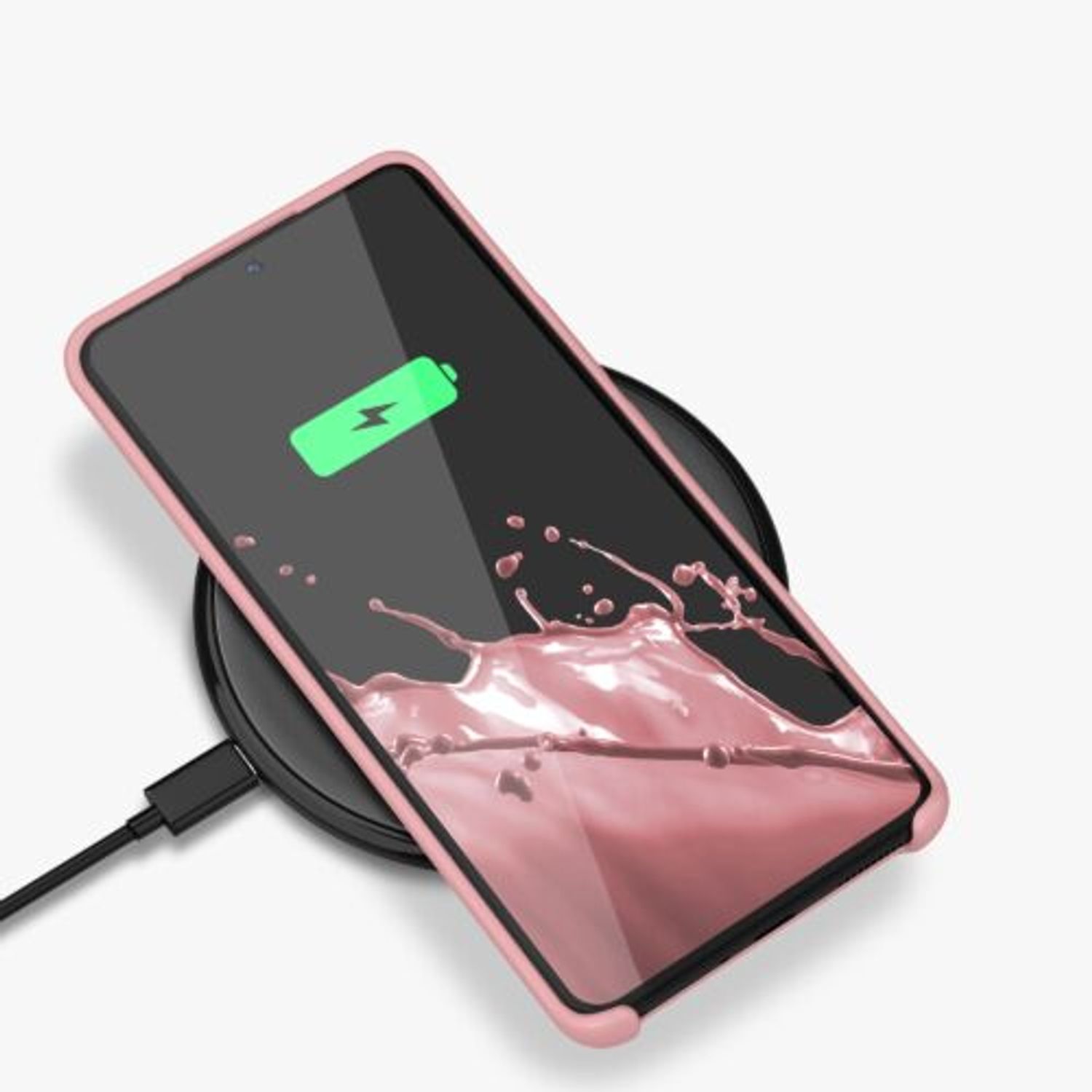 Husa Kwmobile pentru Xiaomi 12 Pro, Silicon, Roz, 57937.193 fotografia produsului View 10 L