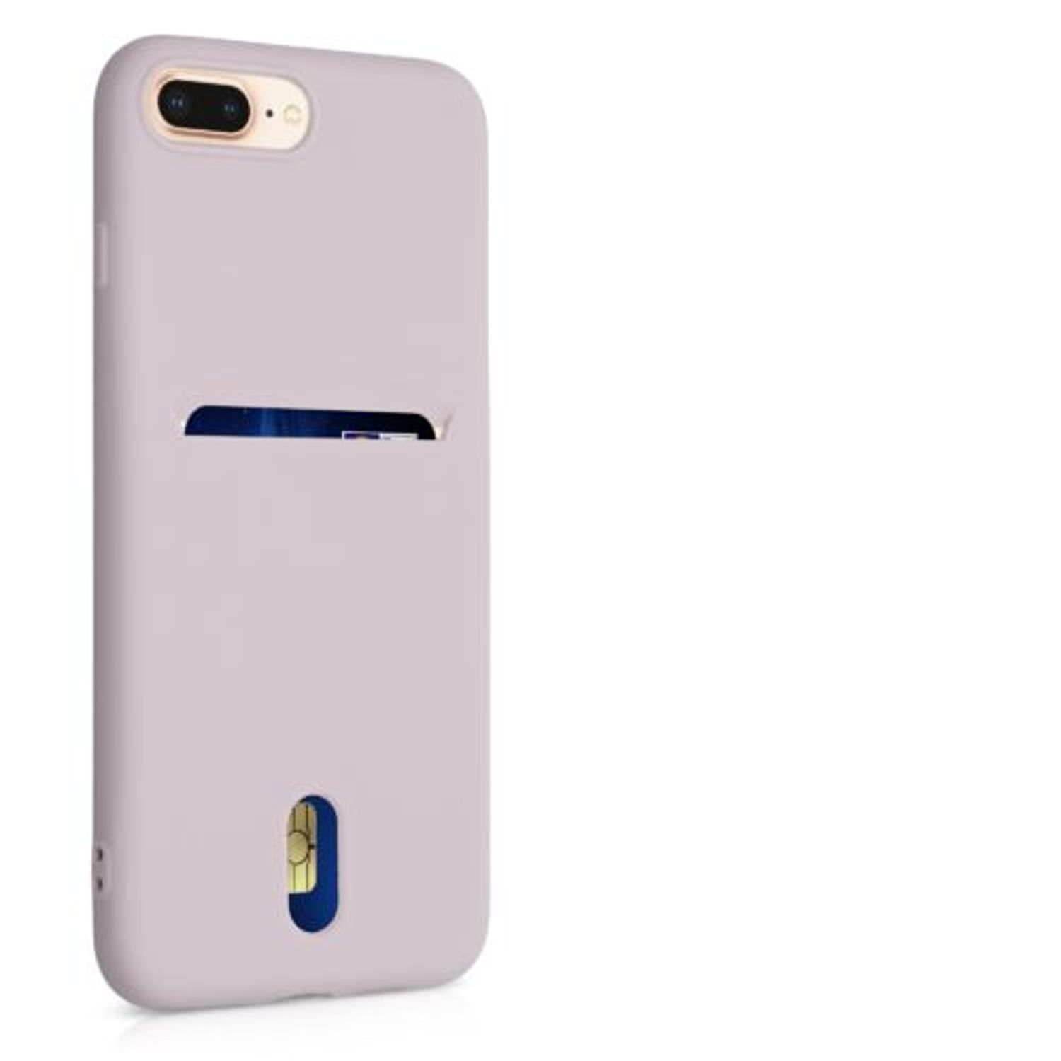 Husa pentru iPhone 8 Plus/iPhone 7 Plus, Silicon, Roz, 49102.109 fotografia produsului View 7 L