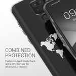 Husa Kwmobile pentru Xiaomi Redmi Note 9, Silicon, Transparent/Argintiu, 57084.05 fotografia produsului View 8 S