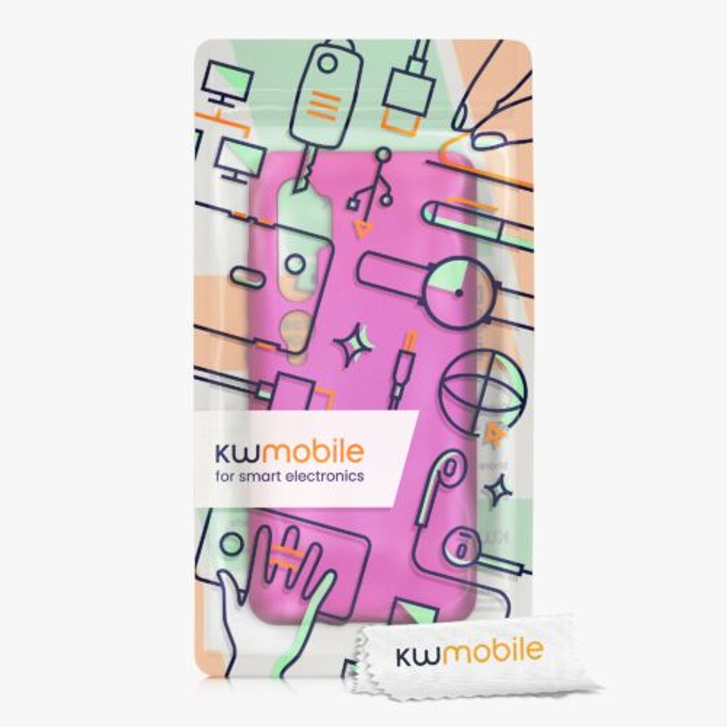 Husa Kwmobile pentru Xiaomi Mi Note 10/Mi Note 10 Pro, Silicon, Roz, 50952.65 fotografia produsului View 3 L