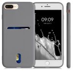 Husa pentru iPhone 8 Plus/iPhone 7 Plus, Silicon, Gri, 49102.155 fotografia produsului View 2 S