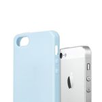 Husa pentru Apple iPhone 5/iPhone 5s/iPhone SE, Silicon, Albastru, 33098.58 fotografia produsului View 3 S
