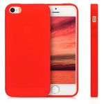 Husa pentru Apple iPhone 5/iPhone 5s/iPhone SE, Silicon, Rosu, 44141.111 fotografia produsului View 2 S