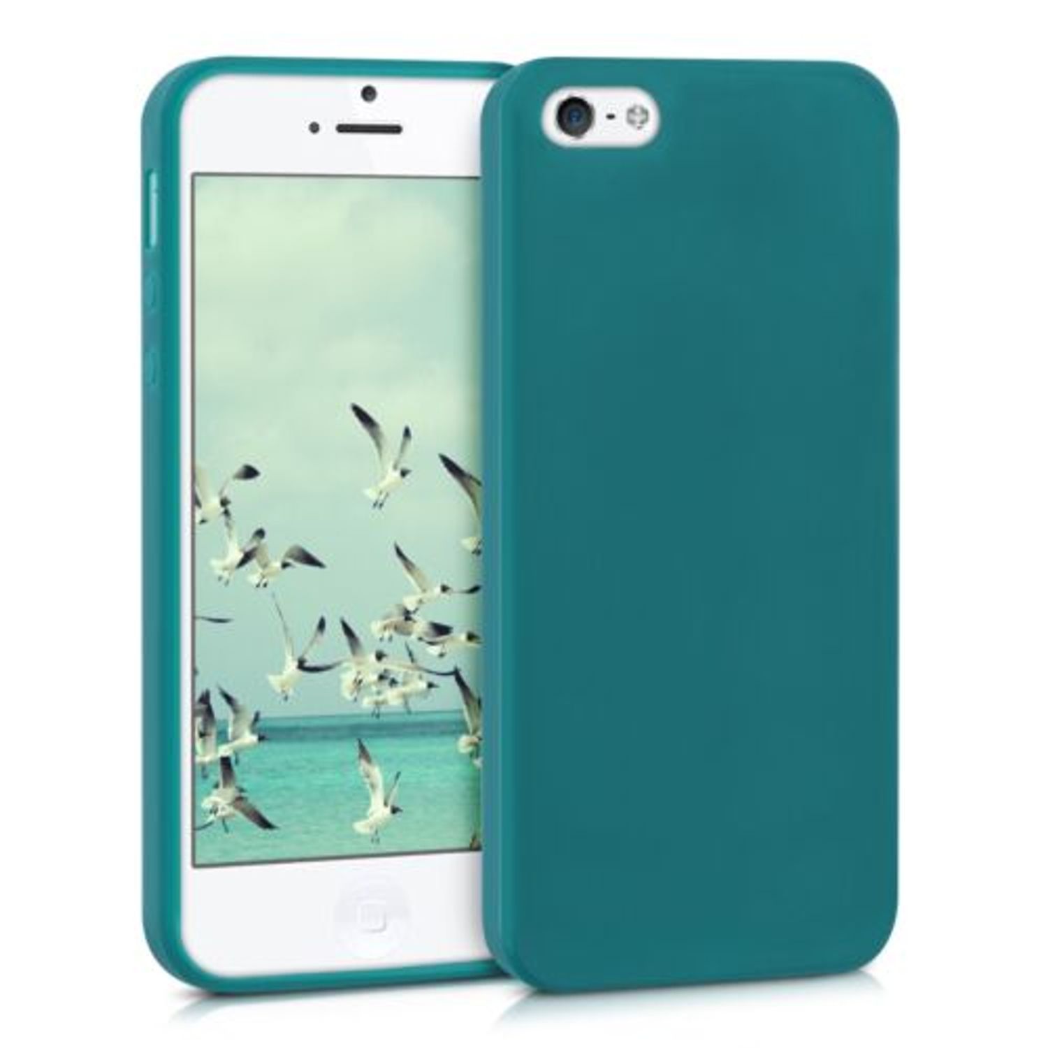 Husa pentru Apple iPhone 5/iPhone 5s/iPhone SE, Silicon, Albastru, 33098.78 fotografia produsului