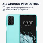 Husa Kwmobile pentru Samsung Galaxy A23, Silicon, Verde, 58020.231 fotografia produsului View 5 S