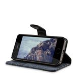 Husa pentru Apple iPhone 5/iPhone 5s/iPhone SE, Textil, Albastru, 35222.17 fotografia produsului View 10 S