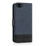 Husa pentru Apple iPhone 5/iPhone 5s/iPhone SE, Textil, Albastru, 35222.17 fotografia produsului View 4 S