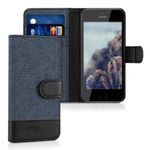 Husa pentru Apple iPhone 5/iPhone 5s/iPhone SE, Textil, Albastru, 35222.17 fotografia produsului