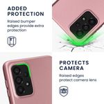 Husa Kwmobile pentru Samsung Galaxy A33 5G, Silicon, Rose Gold, 58022.31 fotografia produsului View 3 S