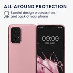 Husa Kwmobile pentru Samsung Galaxy A33 5G, Silicon, Rose Gold, 58022.31 fotografia produsului View 6 S