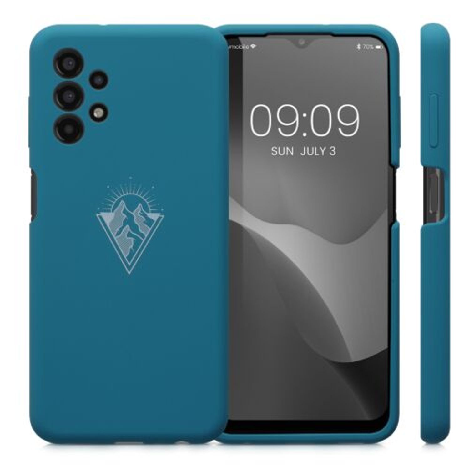 Husa Kwmobile pentru Samsung Galaxy A13, Silicon, Verde, 58024.01 fotografia produsului